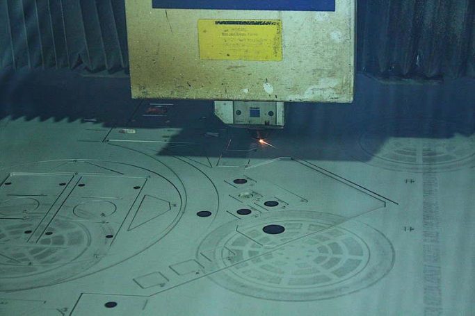 Laser im Einsatz